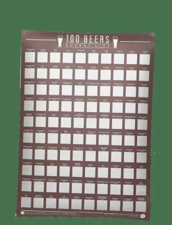 Gift Republic 100 Beers - Kalendrar & Anteckningsblock| Kontorsmaterial