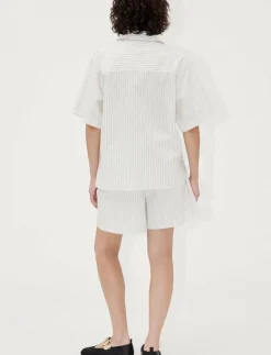 STINE GOYA 2339 Crisp Stripe Shirting, Elastic - Casual shorts|Kvinnor Shorts