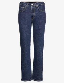 Levi's® 501 CROP SALSA STONEWASH - Straight jeans|Kvinnor Kläder