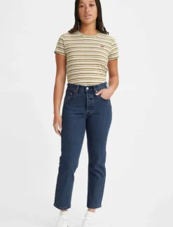 Levi's® 501 CROP SALSA STONEWASH - Straight jeans|Kvinnor Kläder