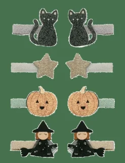 Mimi & Lula 8 Hair Clips - Mini Halloween - Hårklämmor|Barn Håraccessoarer