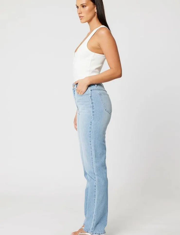 ABRAND 94 HIGH STRAIGHT GIA LIGHT VINTAGE - Straight jeans|Kvinnor Kläder|Denimkläder