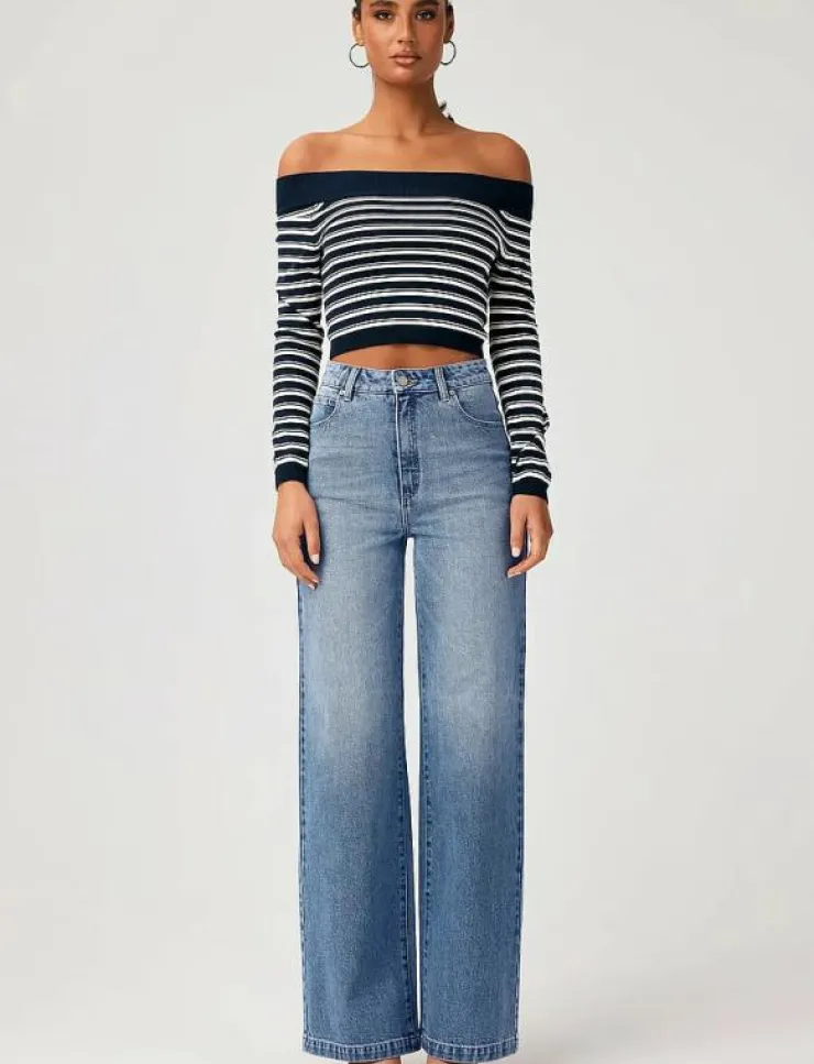 ABRAND 94 HIGH WIDE TALL PALOMA PALOMA - Vida byxor|Kvinnor Denimkläder|Jeans