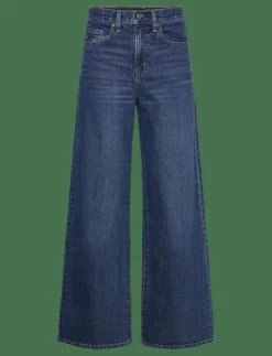 Kvinnor Levi's® Denimkläder|Jeans|728 HR WIDE LEG WOODSTOCK WIDE - Vida byxor