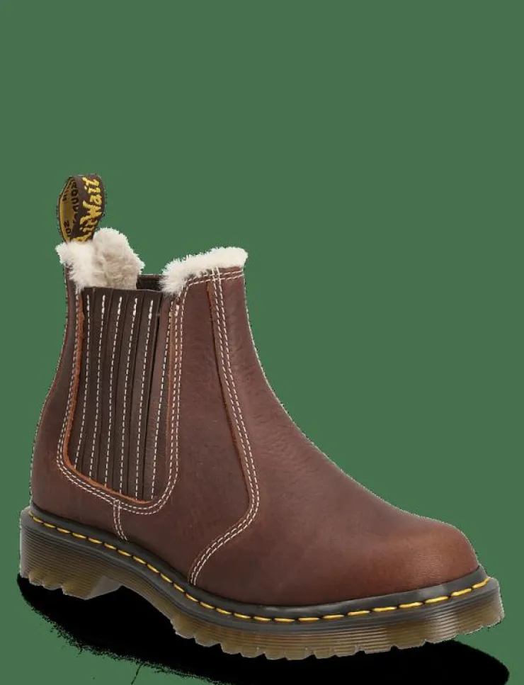 Dr. Martens 2976 Leonore Ii Dark - Platta ankelboots|Kvinnor Varmfodrade Stövlar