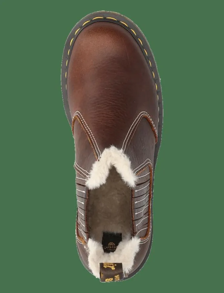Dr. Martens 2976 Leonore Ii Dark - Platta ankelboots|Kvinnor Varmfodrade Stövlar