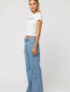 ABRAND 99 LOW BAGGY FLARE GIGI MID - Utsvängda jeans|Kvinnor Jeans