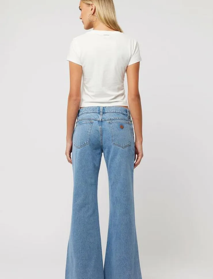 ABRAND 99 LOW BAGGY FLARE GIGI MID - Utsvängda jeans|Kvinnor Jeans