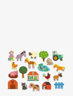 Barn Vilac Leksaksset & Leksaksfigurer|20 Magnets - Farm - Träfigur