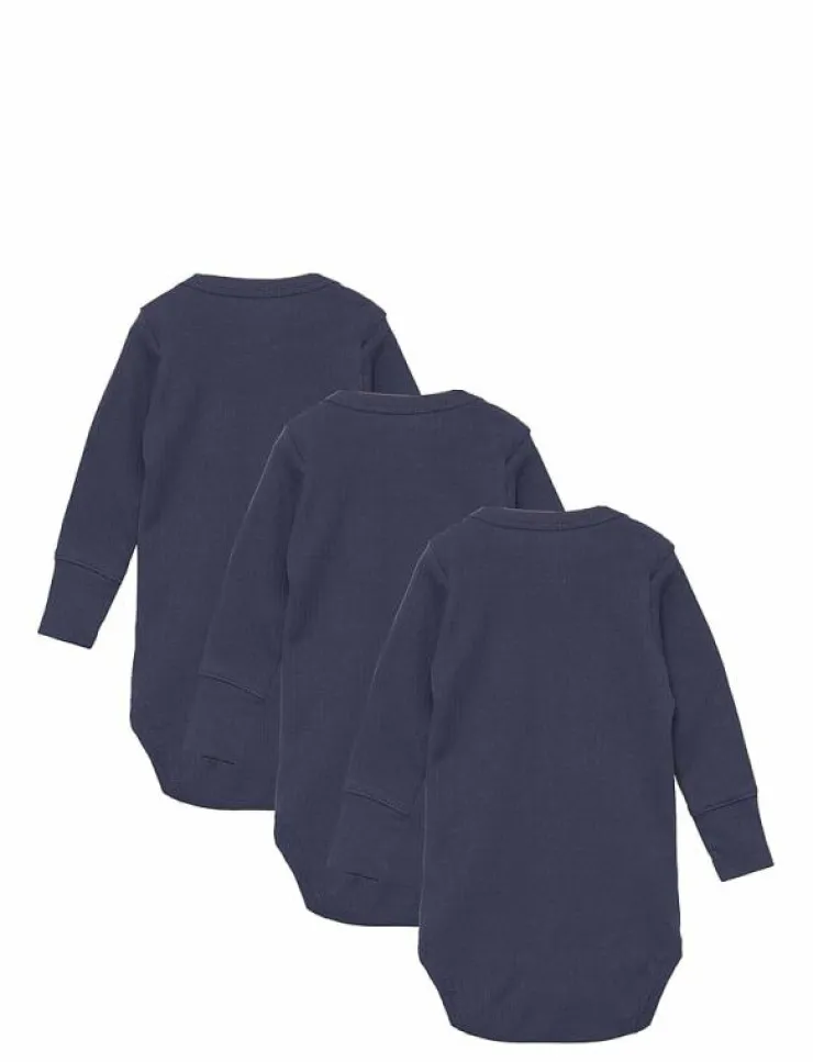 Copenhagen Colors 3 PACK RIB JERSEY LONG SLEEVE BODY - Långärmad body|Barn Flerpack|Bodies