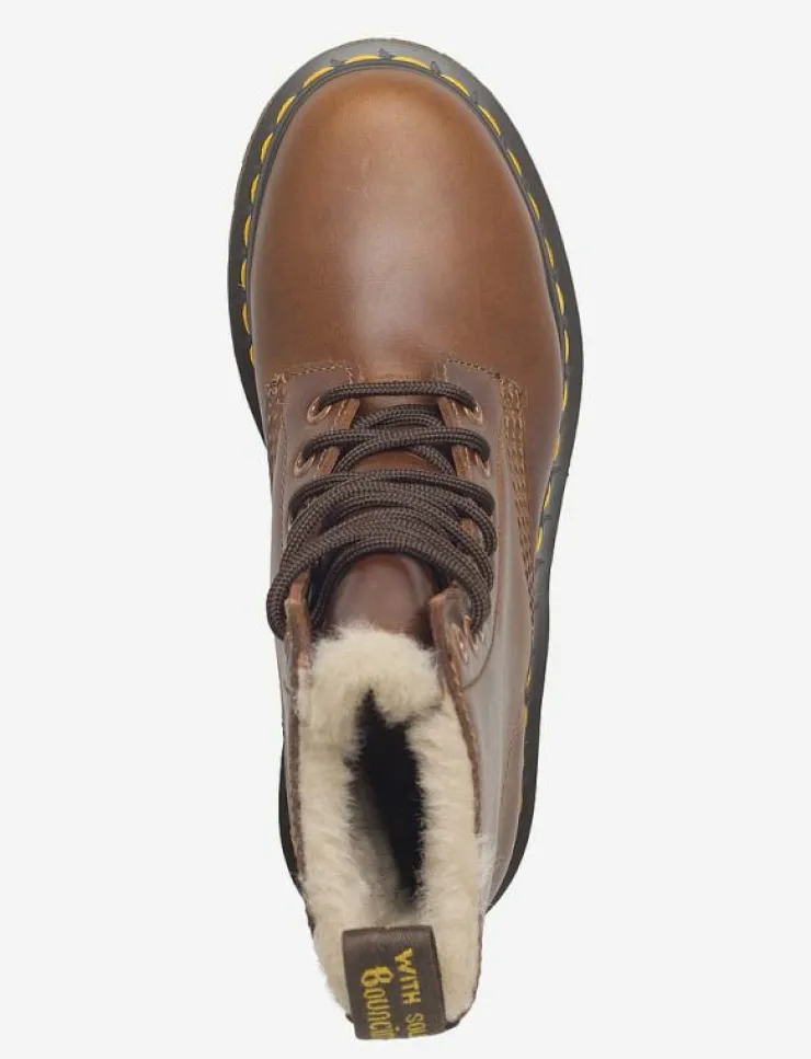 Kvinnor Dr. Martens Varmfodrade Stövlar|1460 Serena - Platta ankelboots
