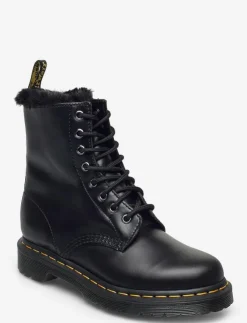 Kvinnor Dr. Martens Varmfodrade Stövlar|Boots|1460 Serena Atlas - Platta ankelboots