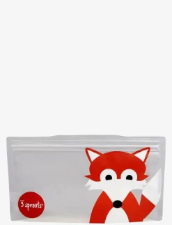Barn 3 Sprouts Lunchlådor|Snack Bag (2 pack), Fox/ - Lunchlådor
