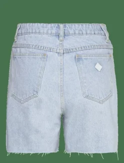 ABRAND A CLAUDIA CUT OFF BLEACHED STONE - Jeansshorts|Kvinnor Shorts