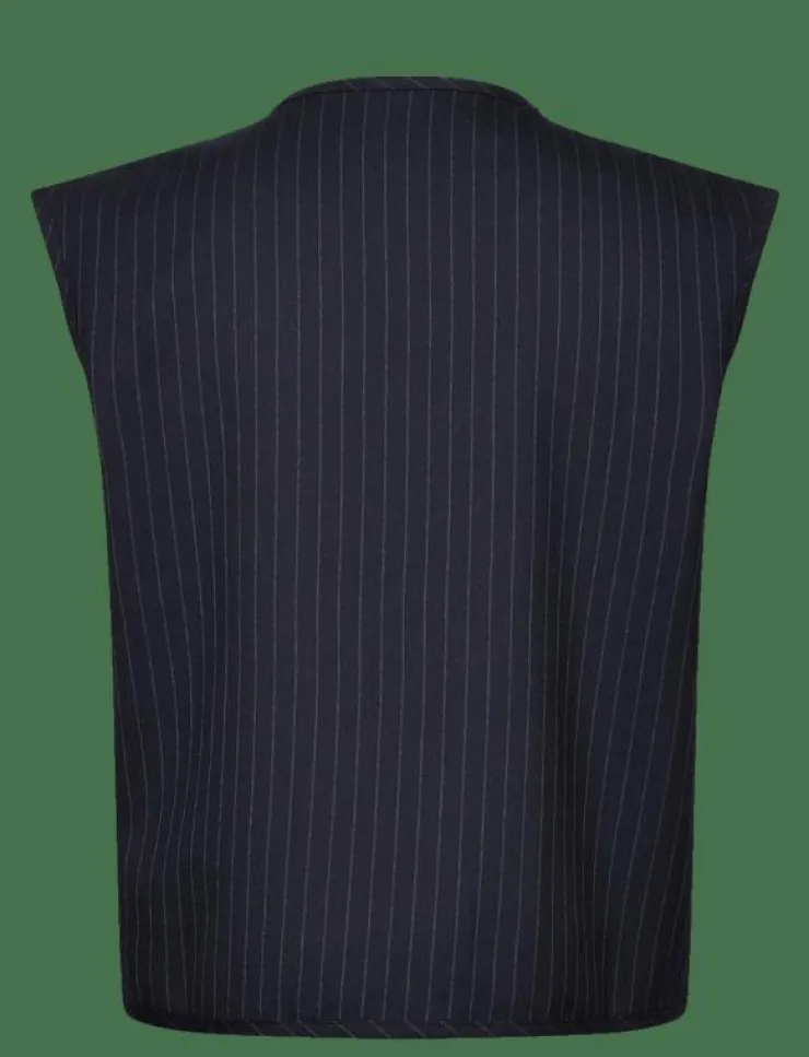 Kvinnor Lollys Laundry Kavajer|AbbeyLL Vest SL - Kavajer
