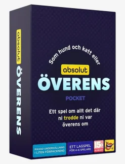 ALF Toys and Games Spel & Pussel|Absolut Överens Pocket - Spel & pussel