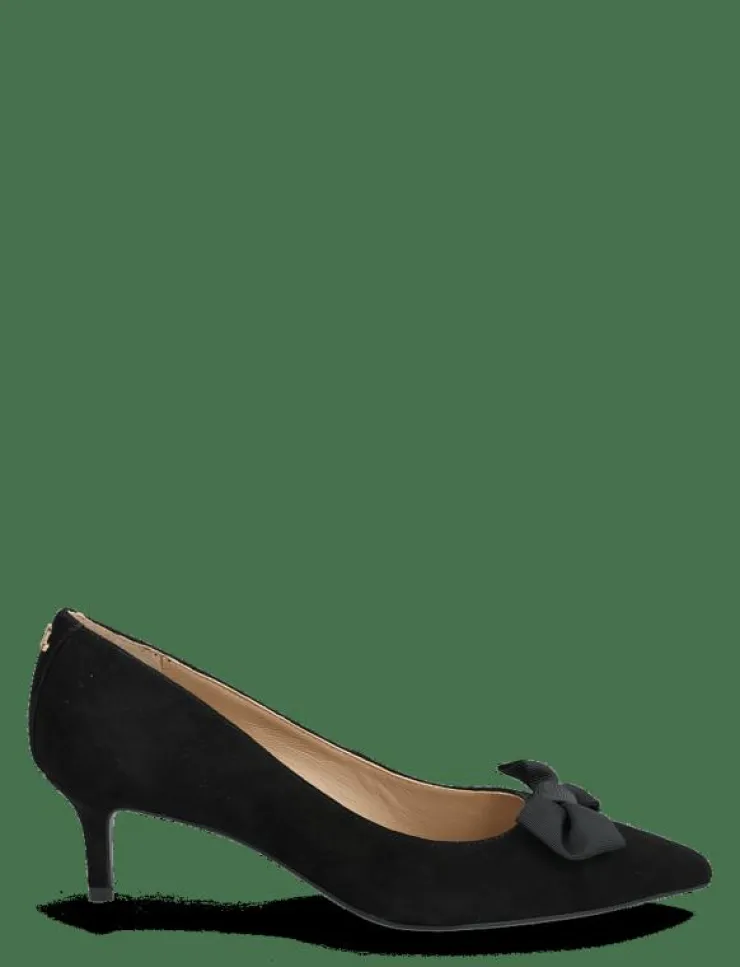Kvinnor Lauren Ralph Lauren Högklackade Skor|Adrienne Bow-Trim Suede Pump - Klassiska pumps
