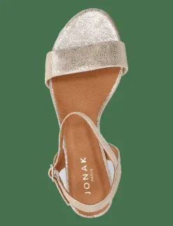 Jonak Paris 225-AGRUME VELOURS LAMINE - Sandaler|Kvinnor Högklackade Skor