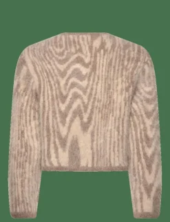 Kvinnor Malina Stickat|Aislinn Alpaca Blend Cardigan - Koftor