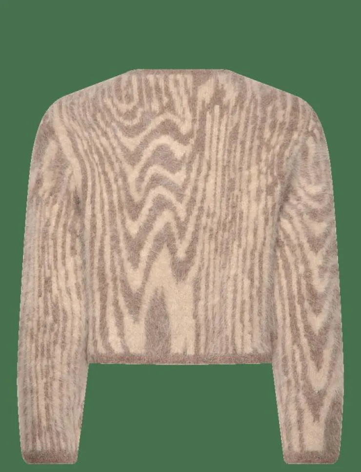 Kvinnor Malina Stickat|Aislinn Alpaca Blend Cardigan - Koftor
