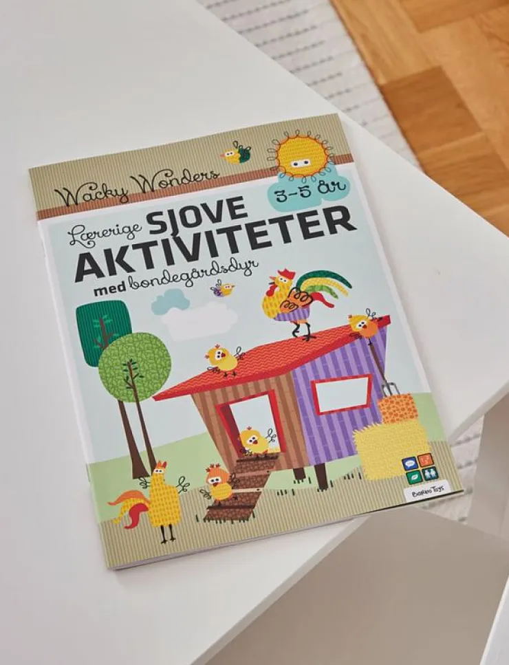 Barbo Toys Aktivitetsbog med Lærerige Sjove Wacky Wonders Aktiviteter (DK) - Pedagogisk barnbok|Barn Barnböcker