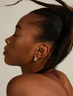 Kvinnor Pilgrim Smycken|ALEXANE recycled chunky mini hoop earrings - Hoops