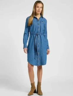 Lee Jeans ALL PURPOSE SHIRT DRESS - Midiklänningar|Kvinnor Klänningar