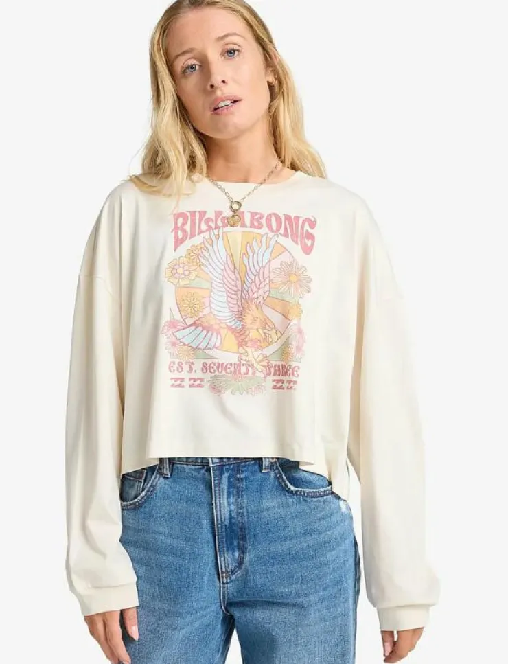 Kvinnor Billabong Toppar & T-Shirts|ANA AGUILA - Långärmade tröjor