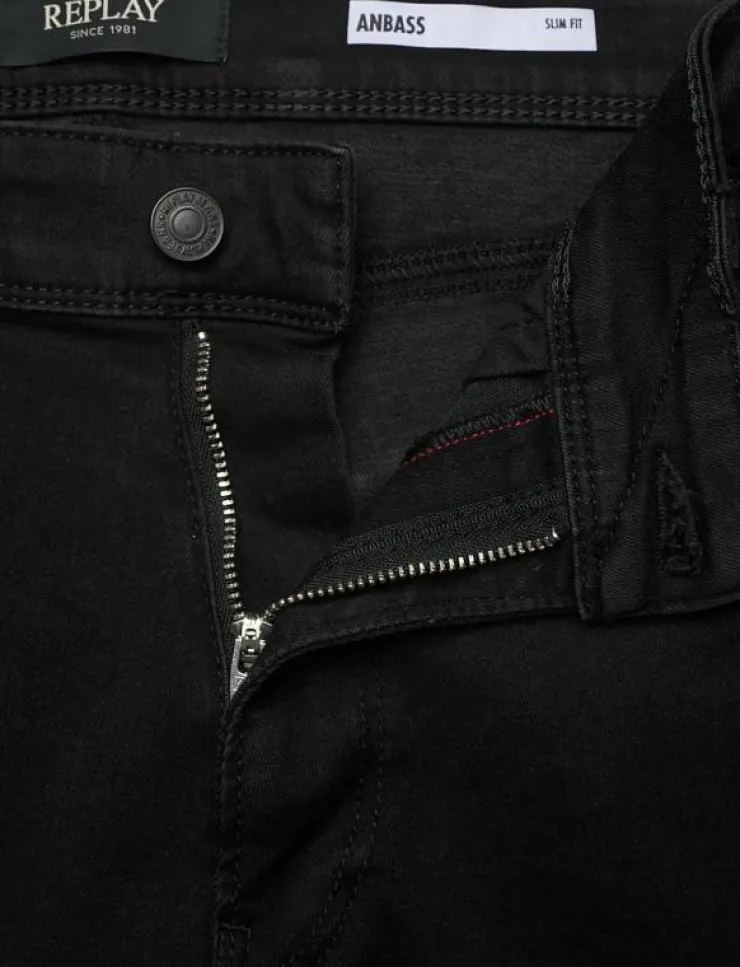 Replay Denim Kläder|Jeans|ANBASS Trousers SLIM 99 Denim - Slim jeans