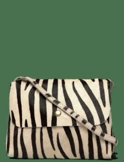 Barn Mango Väskor|Animal print leather bag - Axelremsväska