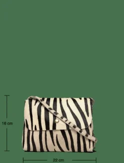 Barn Mango Väskor|Animal print leather bag - Axelremsväska