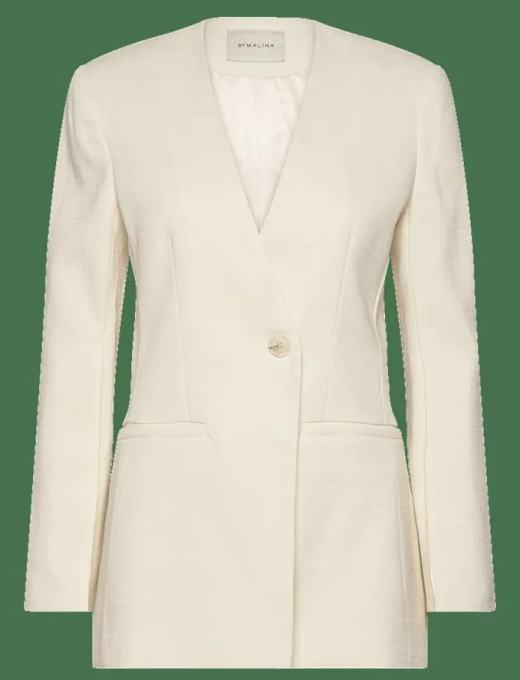 Malina Anisa collarless fitted blazer - Enkelknäppta kavajer|Kvinnor Kavajer