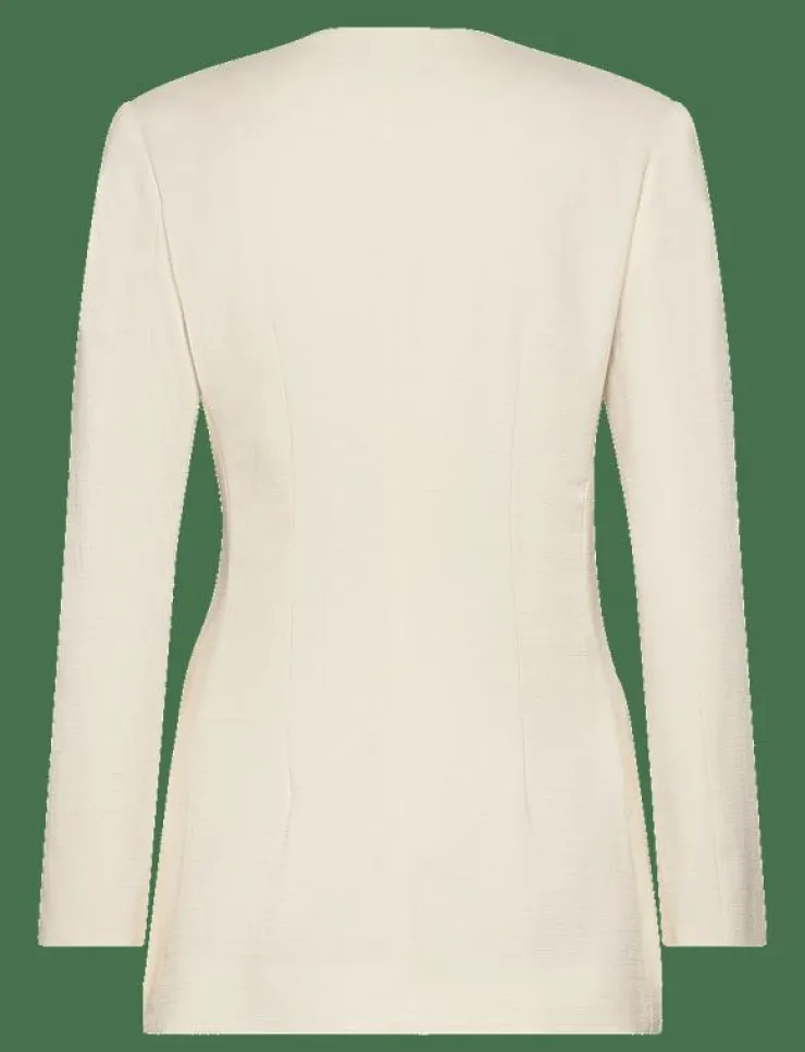 Malina Anisa collarless fitted blazer - Enkelknäppta kavajer|Kvinnor Kavajer