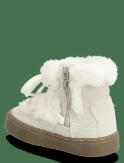 Barn Mango Vinterstövlar|Ankle boots with leather accents - Vinterstövlar