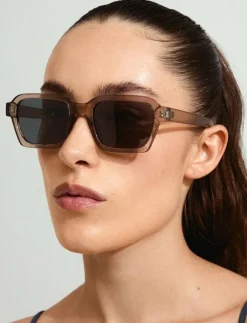 Kvinnor Pilgrim Solglasögon|ANNALISE sunglasses - Square Frame