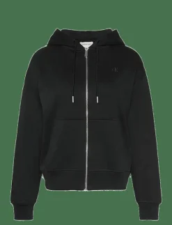 Kvinnor Calvin Klein Jeans Sweatshirts|ARCHIVE LOGO FRENCH TERRY FZ HOO - Huvtröjor