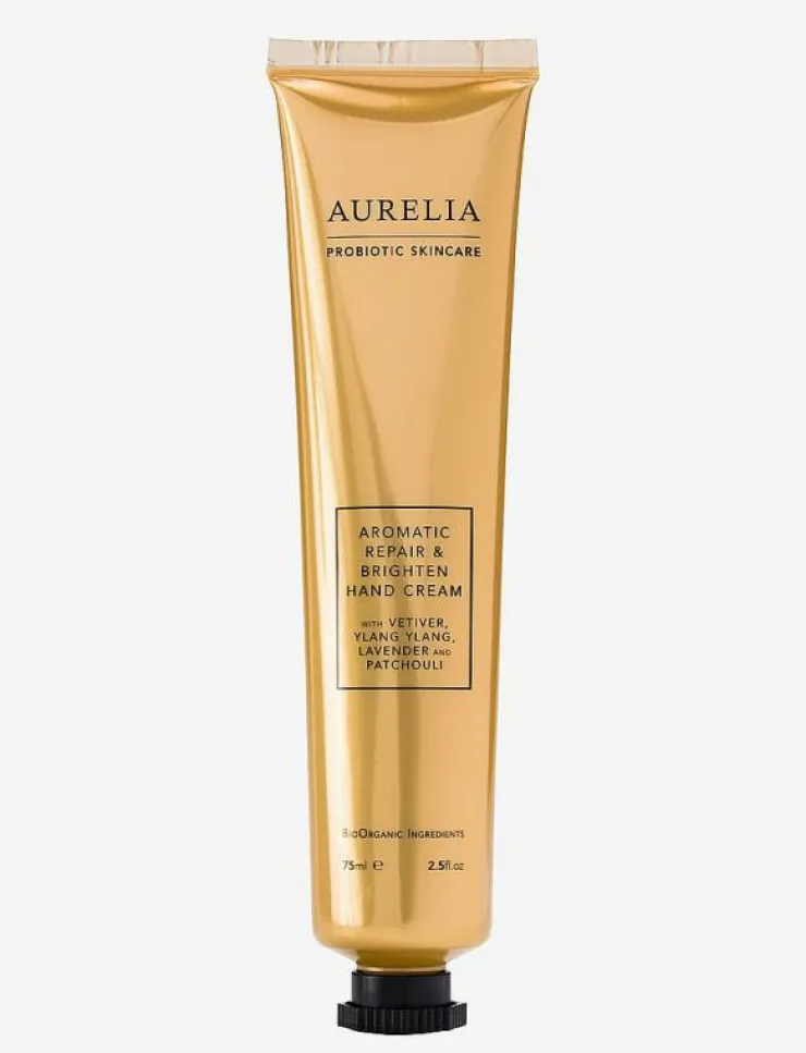 Kvinnor Aurelia Probiotic Skincare Badrumstillbehör|Hudvård|Aromatic Repair & Brighten Handcream 75ml - Handvård