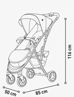 Asalvo Pushchair Cotton 2, - Barnvagnar|Barn Barnvagnar & Tillbehör