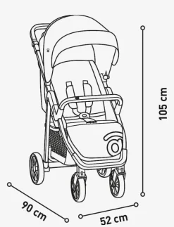 Barn Asalvo Barnvagnar & Tillbehör|Pushchair Ness 2 - Barnvagnar