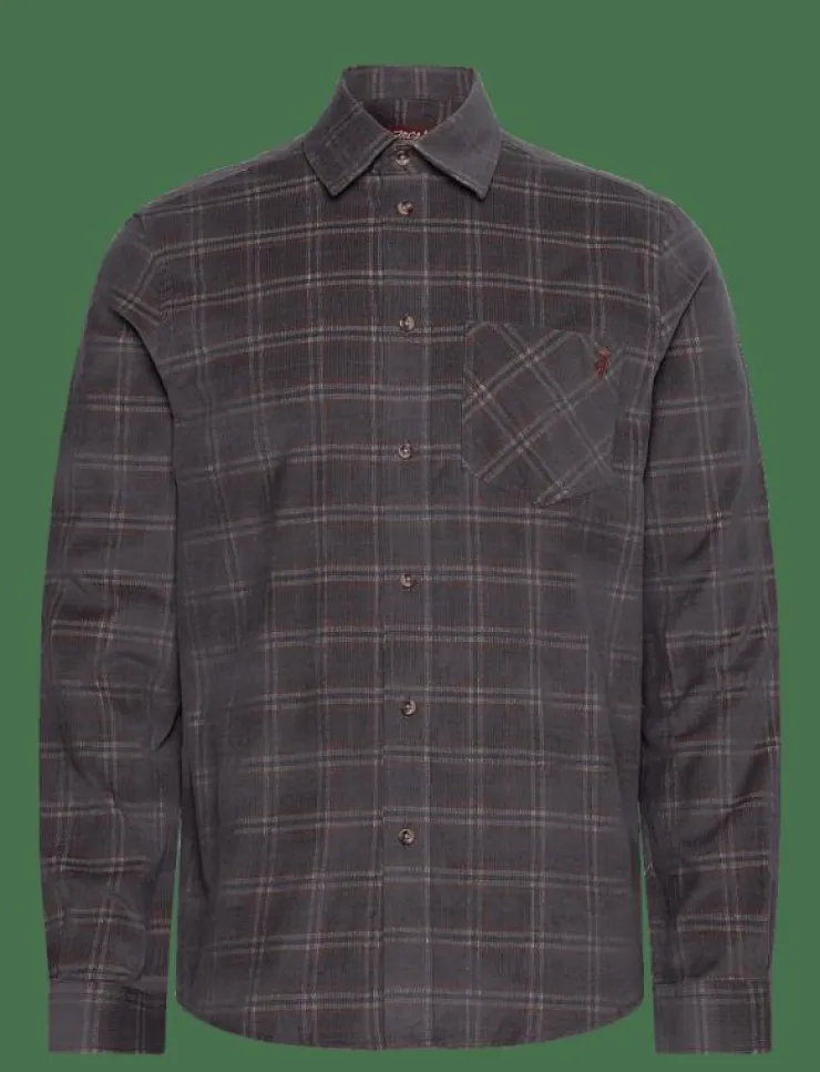 MCS Ashton Reg CO M SHIRT - Rutiga skjortor| Skjortor