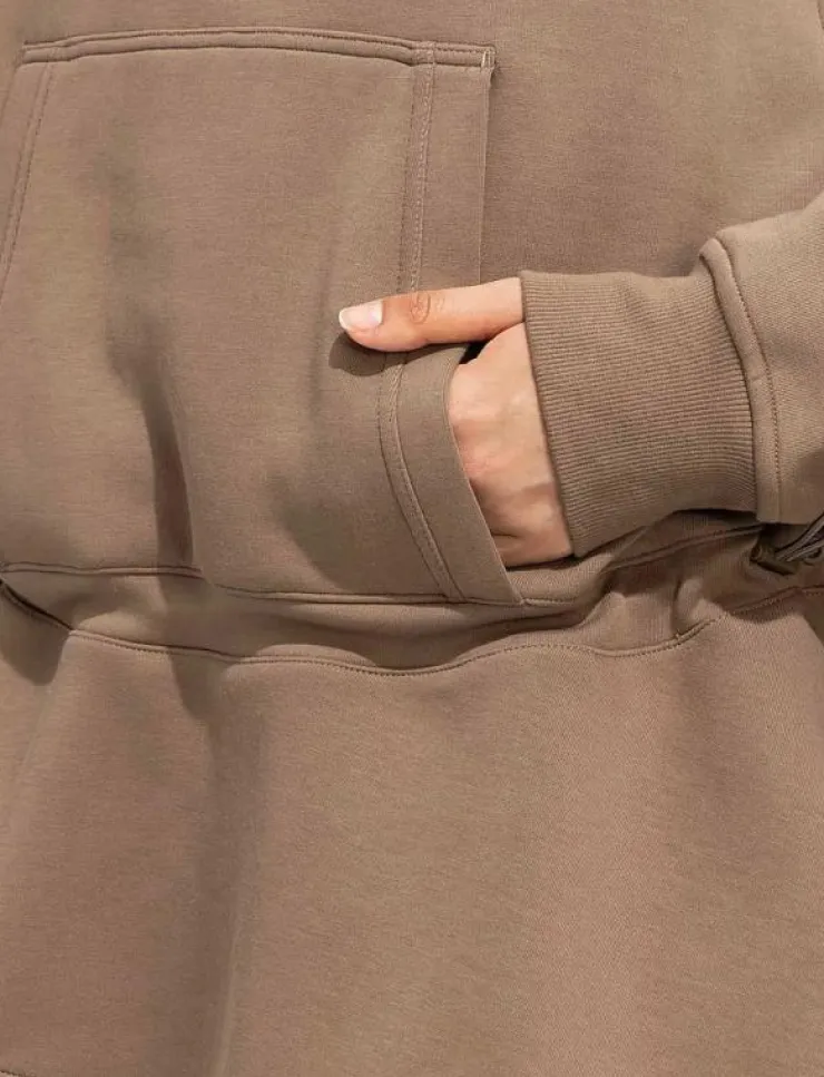 Kvinnor adidas by Stella McCartney Sweatshirts|aSMC PEPLUM HD - Huvtröjor