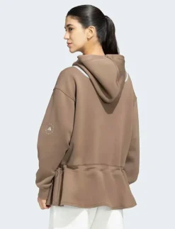 Kvinnor adidas by Stella McCartney Sweatshirts|aSMC PEPLUM HD - Huvtröjor