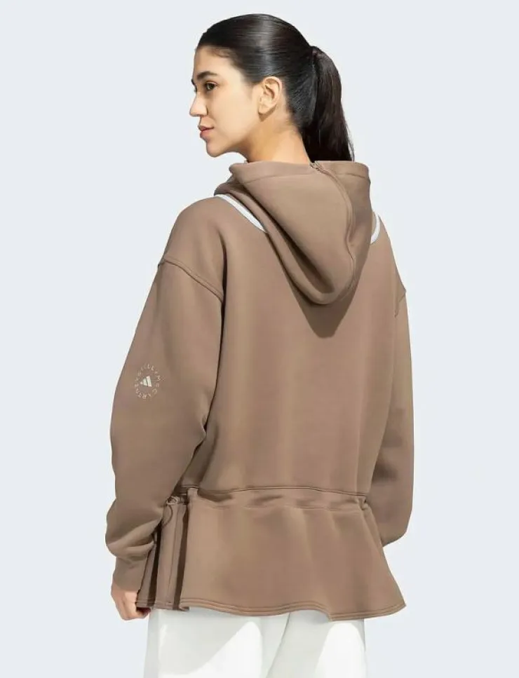 Kvinnor adidas by Stella McCartney Sweatshirts|aSMC PEPLUM HD - Huvtröjor