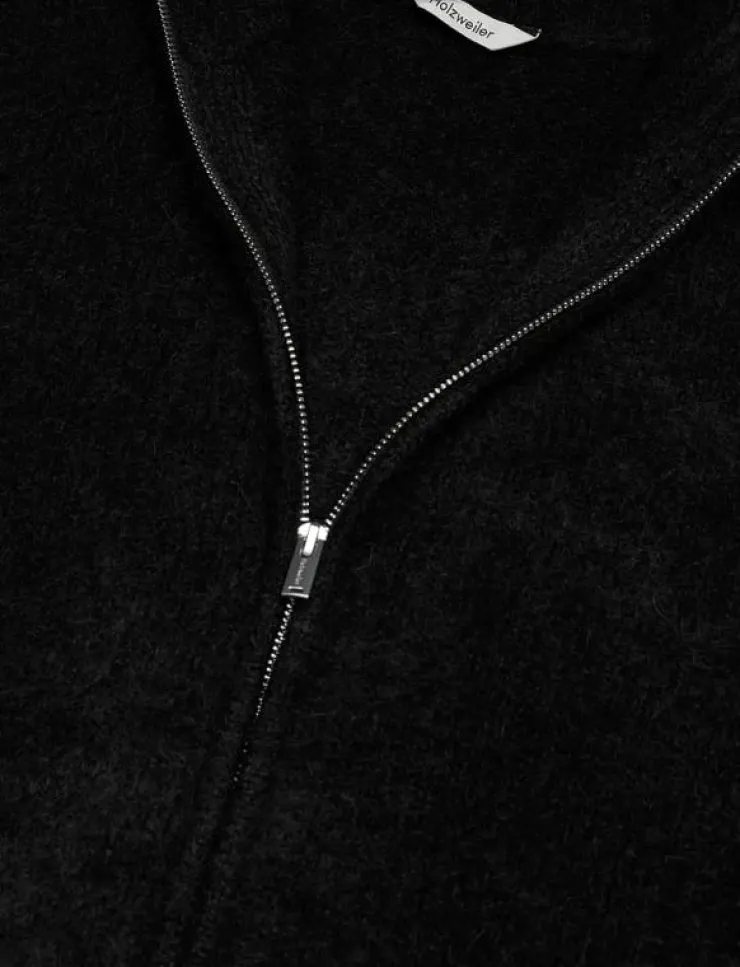 HOLZWEILER Stickat|Atlantic Hairy Zip Cardigan - Full Zip tröjor