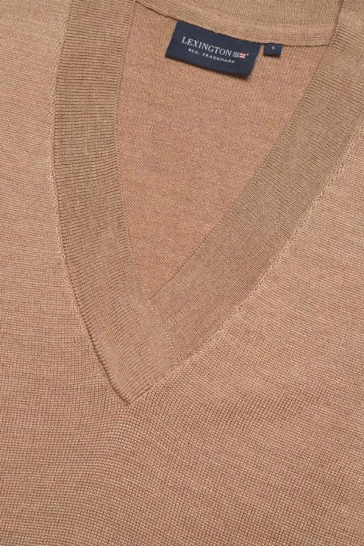Lexington Clothing Audrina Merino Wool/Silk Blend Knitted Vest - Stickade västar|Kvinnor Västar