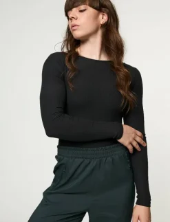 Kvinnor Girlfriend Collective Toppar & T-Shirts|Ava Scoop Back Bodysuit, Thong - Jumpsuits & Bodies