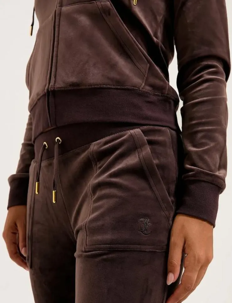 Kvinnor Juicy Couture Mjukisbyxor|AW25 LAYLA GOLD LOW RISE POCKET - Joggers
