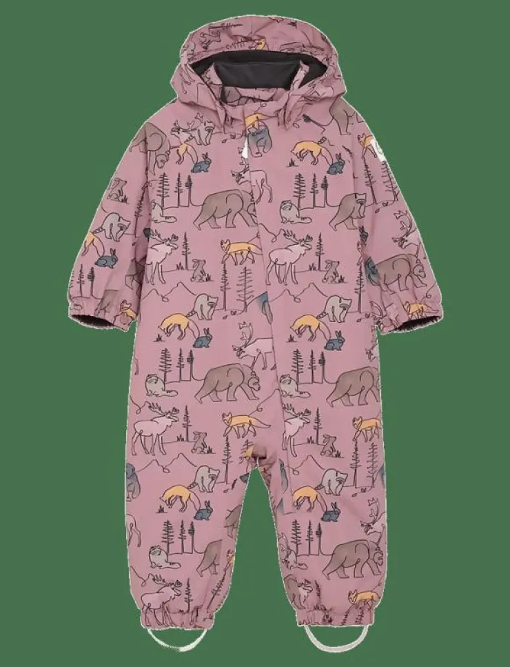 Color Kids Baby Coverall - AOP - Regnoveraller|Barn Overaller