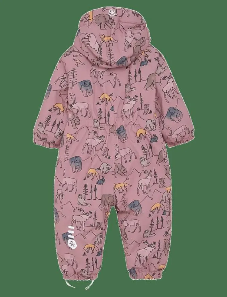 Color Kids Baby Coverall - AOP - Regnoveraller|Barn Overaller