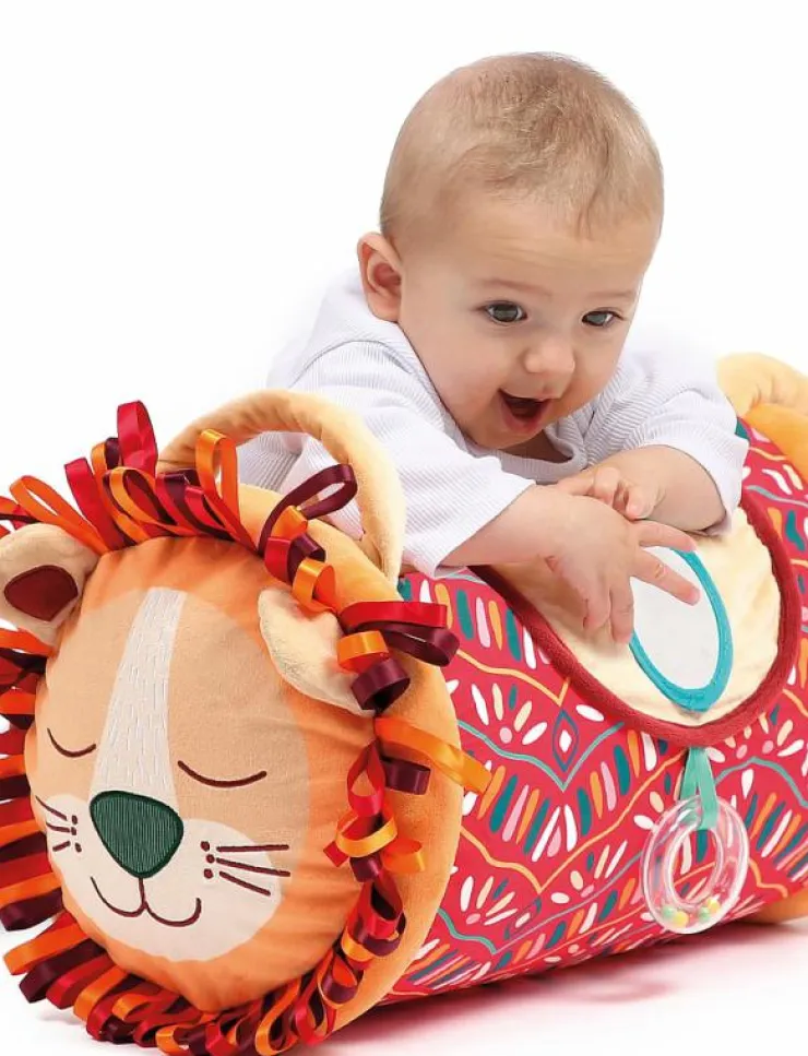 Barn Ludi Babyleksaker|Interaktiva Djur Och Robotar|Baby Roller - Lion - Interaktiva leksaker